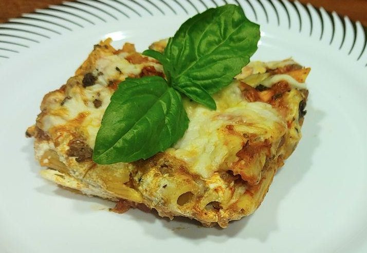 Plant Ivy baked Impossible ziti